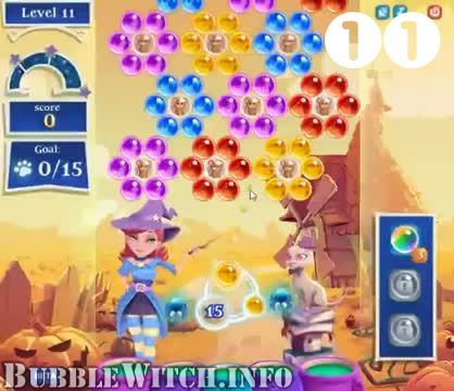 Bubble Witch 2 Saga : Level 11 – Videos, Cheats, Tips and Tricks