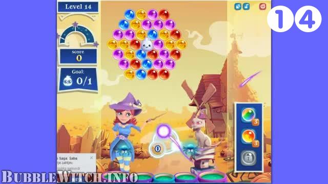Bubble Witch 2 Saga : Level 14 – Videos, Cheats, Tips and Tricks