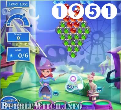 Bubble Witch 2 Saga : Level 1951 – Videos, Cheats, Tips and Tricks