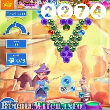 Bubble Witch 2 Saga : Level 2274 – Videos, Cheats, Tips and Tricks