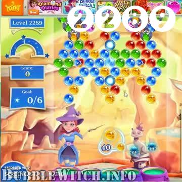 Bubble Witch 2 Saga : Level 2289 – Videos, Cheats, Tips and Tricks