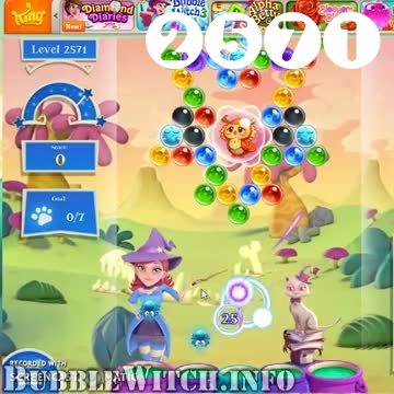 Bubble Witch 2 Saga : Level 2571 – Videos, Cheats, Tips and Tricks