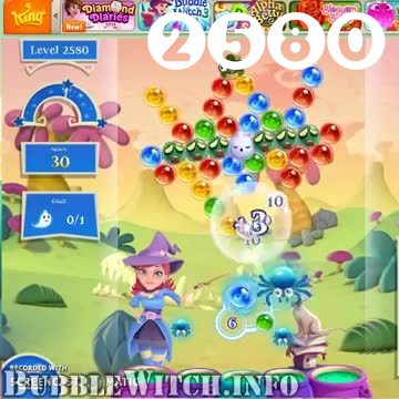 Bubble Witch 2 Saga : Level 2580 – Videos, Cheats, Tips and Tricks
