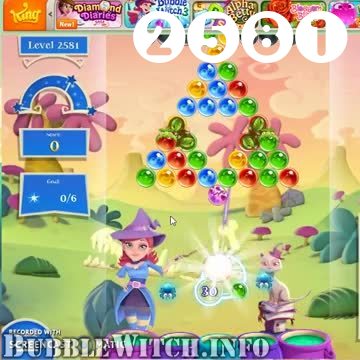 Bubble Witch 2 Saga : Level 2581 – Videos, Cheats, Tips and Tricks