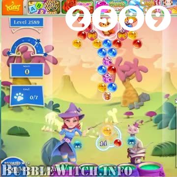 Bubble Witch 2 Saga : Level 2589 – Videos, Cheats, Tips and Tricks