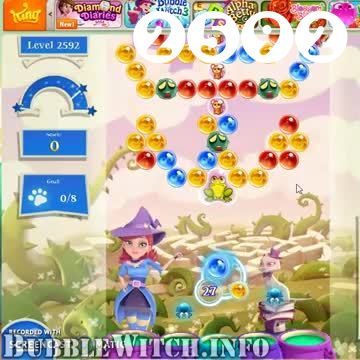 Bubble Witch 2 Saga : Level 2592 – Videos, Cheats, Tips and Tricks
