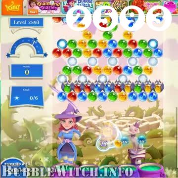 Bubble Witch 2 Saga : Level 2593 – Videos, Cheats, Tips and Tricks