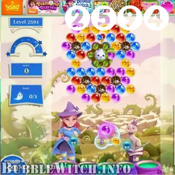 Bubble Witch 2 Saga : Level 2594 – Videos, Cheats, Tips and Tricks