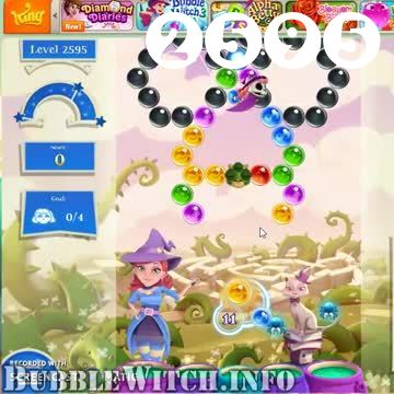 Bubble Witch 2 Saga : Level 2595 – Videos, Cheats, Tips and Tricks