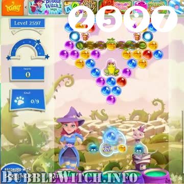 Bubble Witch 2 Saga : Level 2597 – Videos, Cheats, Tips and Tricks