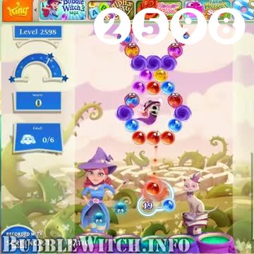 Bubble Witch 2 Saga : Level 2598 – Videos, Cheats, Tips and Tricks