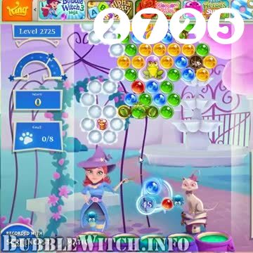 Bubble Witch 2 Saga : Level 2725 – Videos, Cheats, Tips and Tricks