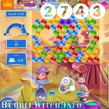 Bubble Witch 2 Saga : Level 2743 – Videos, Cheats, Tips and Tricks