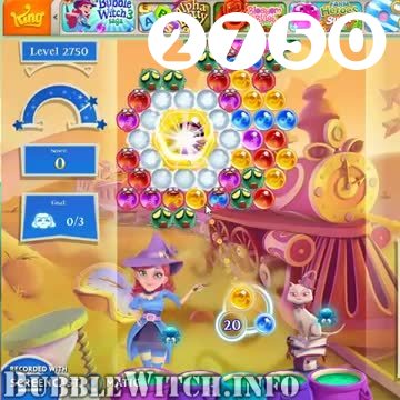 Bubble Witch 2 Saga : Level 2750 – Videos, Cheats, Tips and Tricks