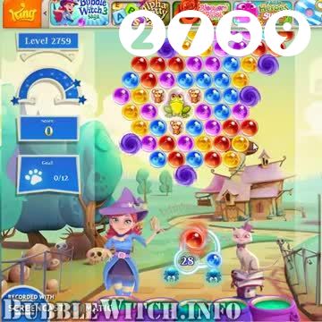 Bubble Witch 2 Saga : Level 2759 – Videos, Cheats, Tips and Tricks