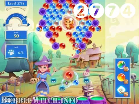Bubble Witch 2 Saga : Level 2774 – Videos, Cheats, Tips and Tricks