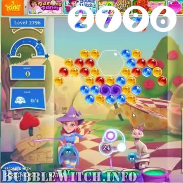 Bubble Witch 2 Saga : Level 2796 – Videos, Cheats, Tips and Tricks