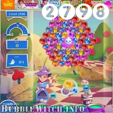 Bubble Witch 2 Saga : Level 2798 – Videos, Cheats, Tips and Tricks