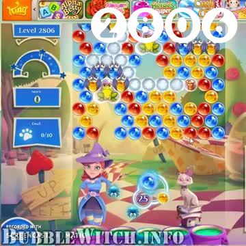 Bubble Witch 2 Saga : Level 2806 – Videos, Cheats, Tips and Tricks