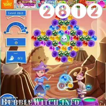 Bubble Witch 2 Saga : Level 2812 – Videos, Cheats, Tips and Tricks