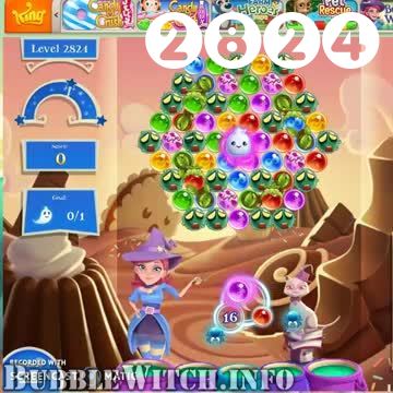 Bubble Witch 2 Saga : Level 2824 – Videos, Cheats, Tips and Tricks