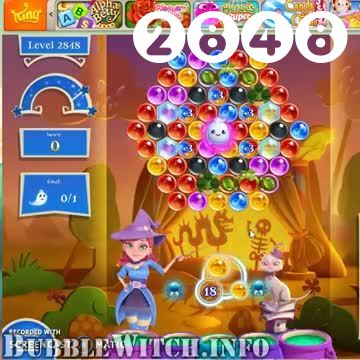 Bubble Witch 2 Saga : Level 2848 – Videos, Cheats, Tips and Tricks