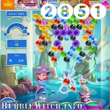 Bubble Witch 2 Saga : Level 2851 – Videos, Cheats, Tips and Tricks