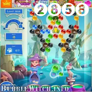 Bubble Witch 2 Saga : Level 2858 – Videos, Cheats, Tips and Tricks