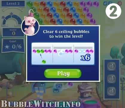 Bubble Witch 2 Saga : Level 2 – Videos, Cheats, Tips and Tricks