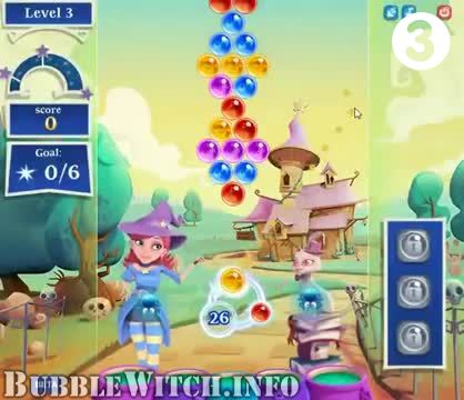 Bubble Witch 2 Saga : Level 3 – Videos, Cheats, Tips and Tricks