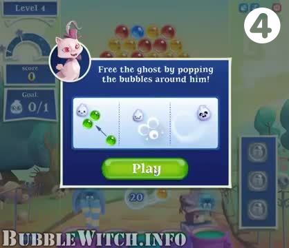 Bubble Witch 2 Saga : Level 4 – Videos, Cheats, Tips and Tricks