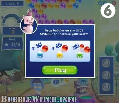 Bubble Witch 2 Saga : Level 6 – Videos, Cheats, Tips and Tricks