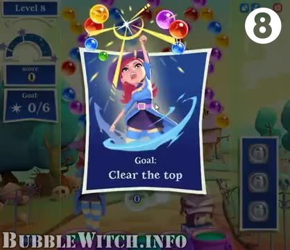 Bubble Witch 2 Saga : Level 8 – Videos, Cheats, Tips and Tricks