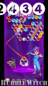 Bubble Witch 3 Saga : Level 2434 – Videos, Cheats, Tips and Tricks