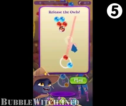 Bubble Witch 3 Saga : Level 5 – Videos, Cheats, Tips and Tricks