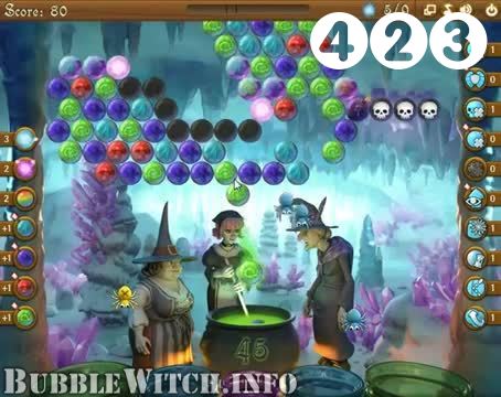 Bubble Witch Saga : Level 423 – Videos, Cheats, Tips and Tricks