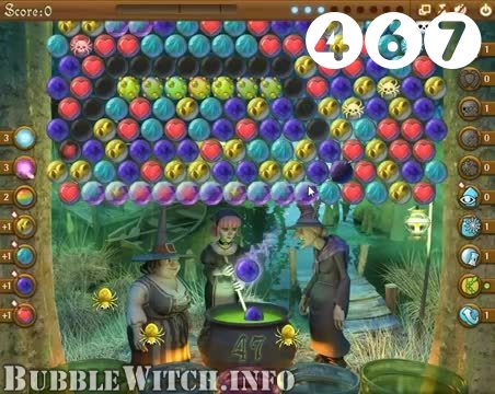 Bubble Witch Saga : Level 467 – Videos, Cheats, Tips and Tricks