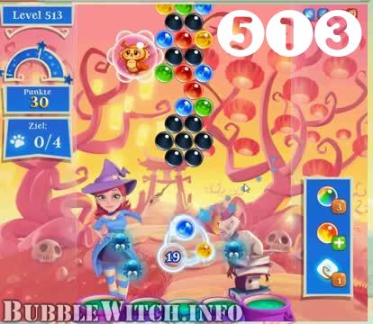 Bubble Witch Saga : Level 513 – Videos, Cheats, Tips and Tricks