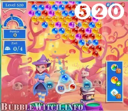 Bubble Witch Saga : Level 520 – Videos, Cheats, Tips and Tricks