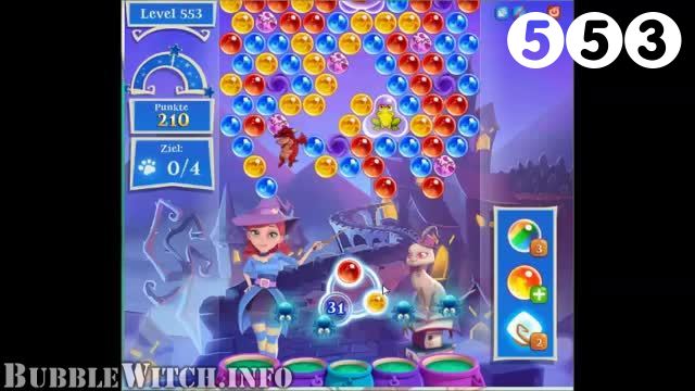 Bubble Witch Saga : Level 553 – Videos, Cheats, Tips and Tricks