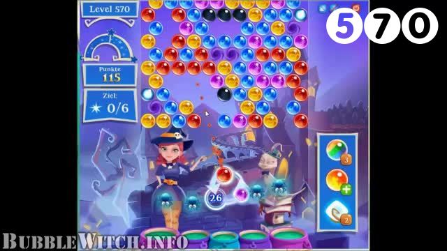 Bubble Witch Saga : Level 570 – Videos, Cheats, Tips and Tricks